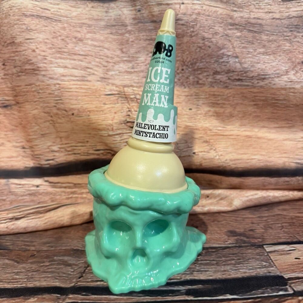 Brutherford Industries "Ice Scream Man" Figure Malevolent Mintstachio Green